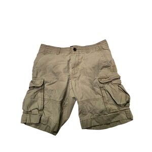 Tommy Hilfiger Cargo Shorts Men's Size 32 Khaki Classic Utility Casual Shorts